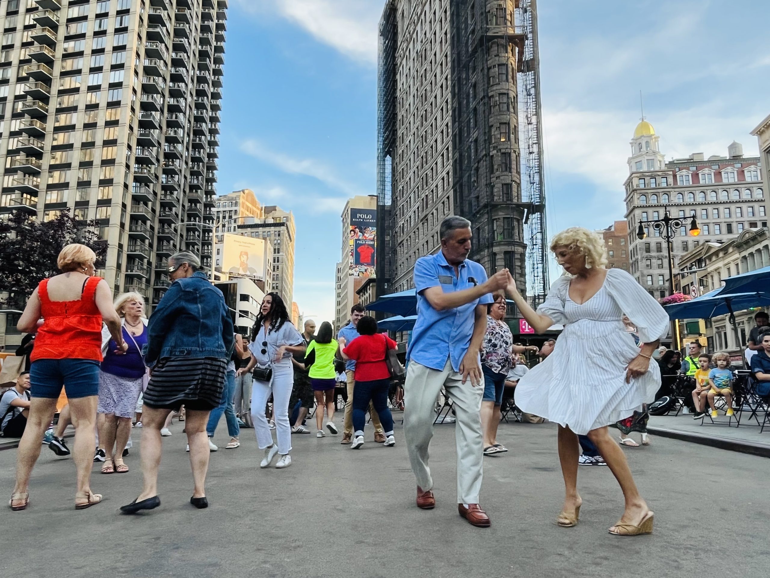 Sunset Salsa on the Flatiron Plaza Flatiron NoMad