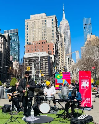 This Saturday, live music is coming to the streets of Flatiron & NoMad! 🎶🌈 

In collaboration with Make Music New York (@makemusicny), celebrate Pride with live music pop-ups at local LGBTQIA+ owned businesses and the Flatiron North Plaza, including: 

✨ SOUK Yoga Studio (@souk.studio): 11AM-12:30PM featuring Emily McNally (@emilymcnallysings)
✨ MALIN+GOETZ (@malinandgoetz): 12-2PM & 3-4PM featuring DJ Del (@yodjdel) and Emily McNally (@emilymcnallysings)
✨ MAISON 10 (@maisonten): 4-6PM featuring Bimbette (@laurajeansings)
✨ Flatiron North Plaza: 1-4PM featuring #GlamGroupe in partnership with Krystofer Maison (@krystofer_maison)

Learn more about Make Music New York and this free event via LINK IN BIO.